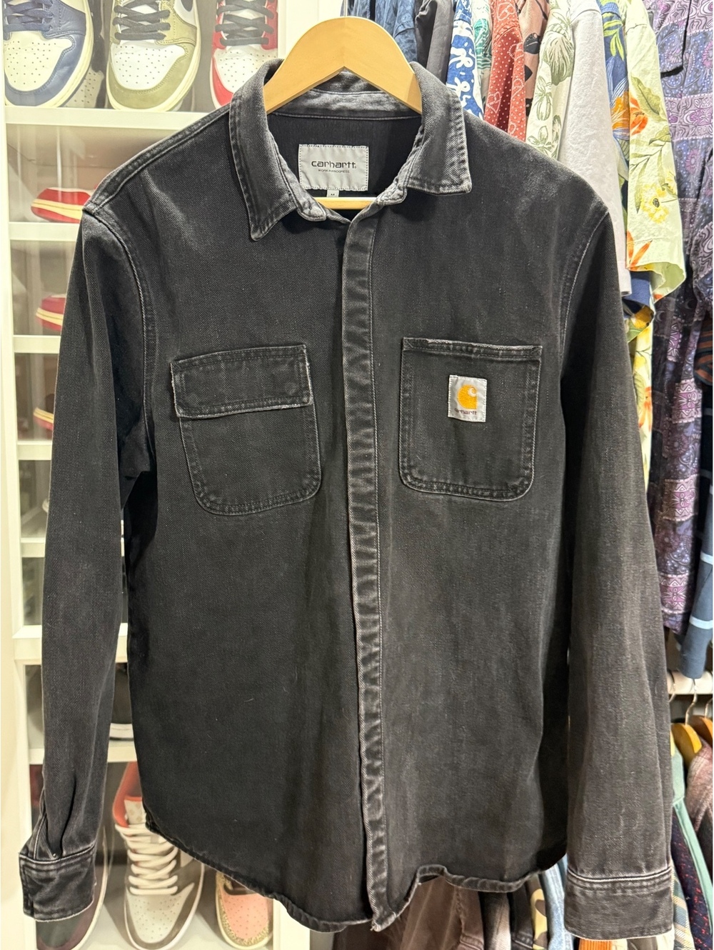 Carhartt WIP Salinac Shirt Jac - Black Denim [COPY]